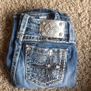 Miss Me Jeans size 12 little Girls Boot cut